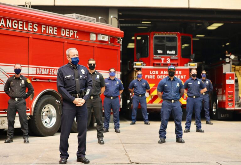 L.A. firefighters, police officers remember 9/11