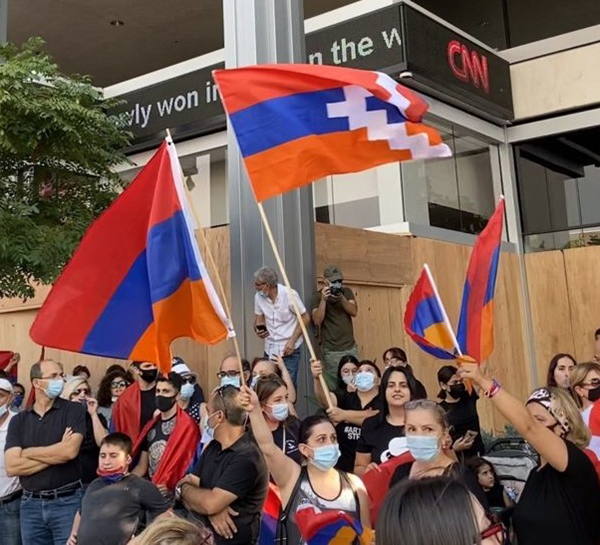 Hollywood protests over Armenia, Azerbaijan conflict