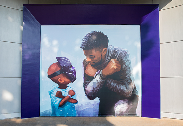 New Downtown Disney artwork honors Boseman