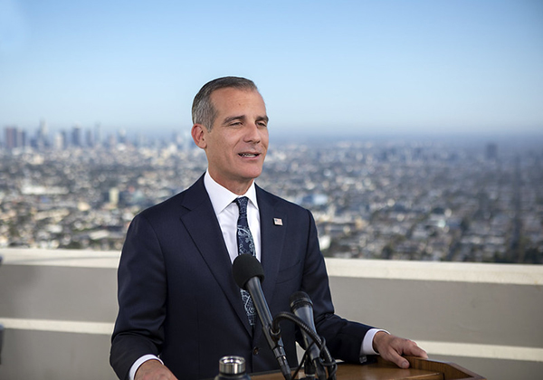 Garcetti works toward reparations on two fronts