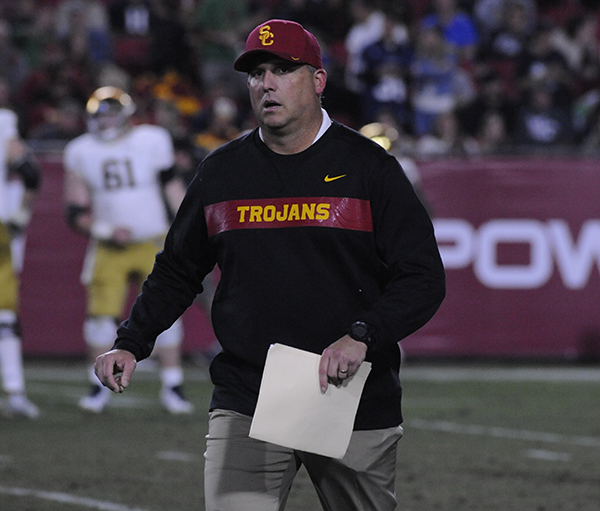 USC fires head coach Helton after loss to Stanford