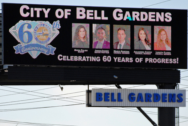 Bell Gardens council amends digital billboard law