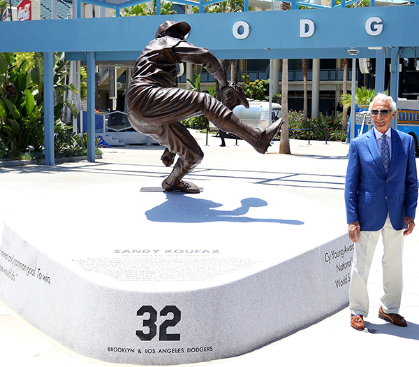 SPORTS DIGEST: Dodgers honor Sandy Koufax with new stadium statue