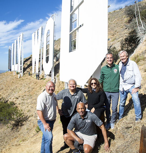 Hollywood Sign receives fresh coat of paint