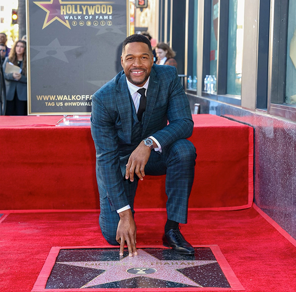 Michael Strahan receives star on Walk of Fame 