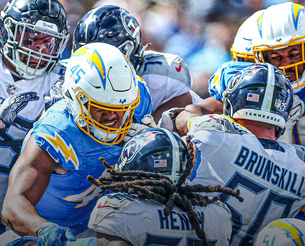 SPORTS DIGEST: Chargers find themselves in 0-2 hole after loss to Titans