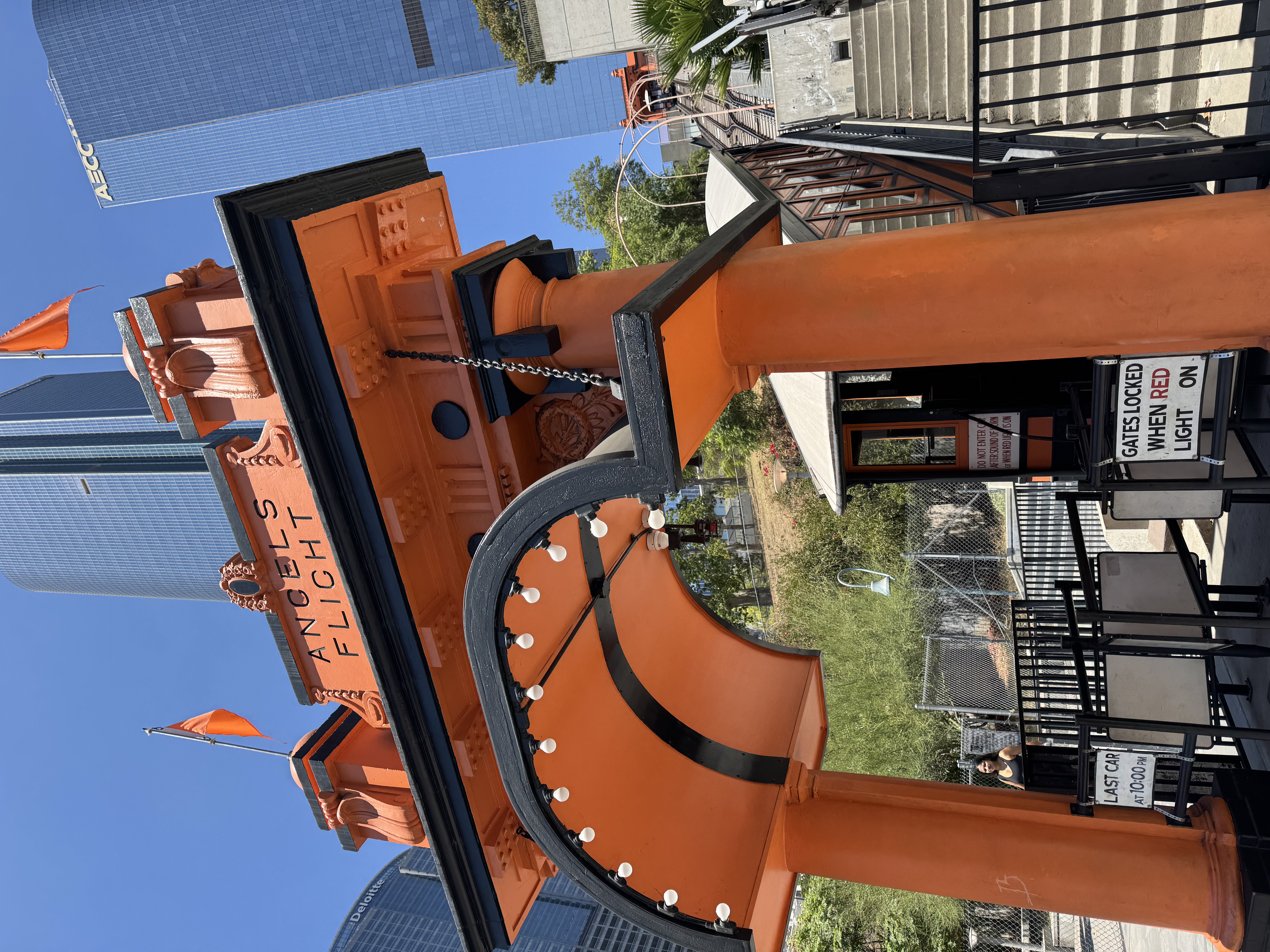 Angel’s Flight in downtown Los Angeles is one of the many sights that can be seen in walking tours conducted by the Los Angeles Conservancy.