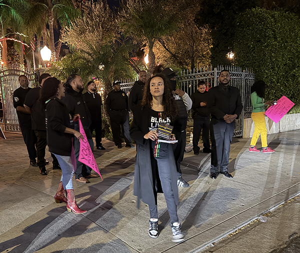 Protest exposes split in Black Lives Matter